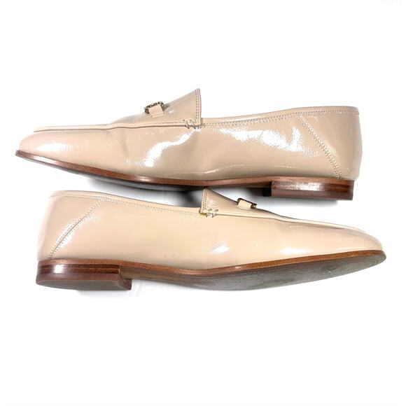 Sam Edelman Loraine Patent Leather Chai Latte Bit Classic Loafers Size 9.5 M - Picture 4 of 8